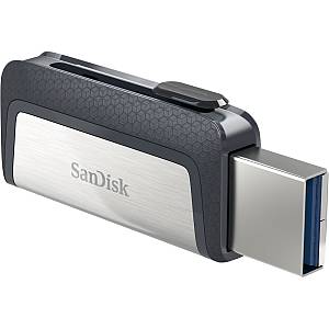 SanDisk STICK 128GB USB 3.1 Ultra Dual Drive Type-A/Type-C black/silver