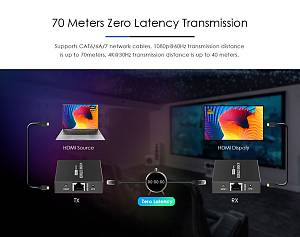 Lenkeng HDMI Extender over Ethernet 70m 1080p LKV372N