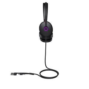Yealink Headset Wired USB 4-Mic Noise Cancelling Hybrid ANC USB-C/A UH48 Dual Teams