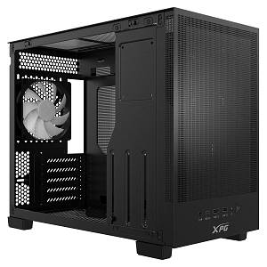 XPG Valor Mesh Nano mATX Mini Tower Black Glass USB C 1x120mm ARGB