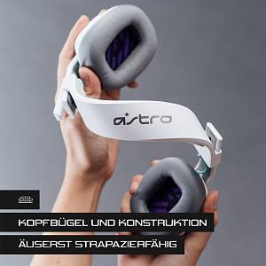 Logitech Astro Gaming A10 Gen 2 Headset full size wired 3.5 mm jack white/PS
