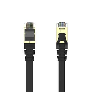 Unitek Network Patch Cable CAT7 Flat SSTP CU Black 5.0m C1897BK-5M