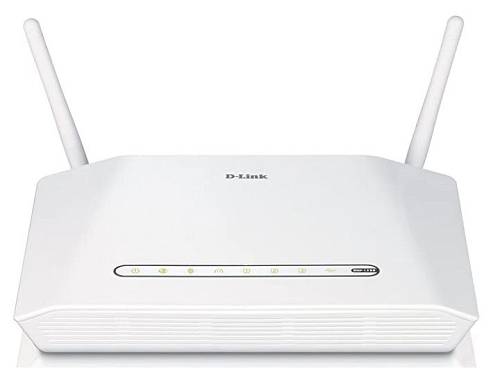 Dlink Router Wireless N Powerline Router 200/300mps Compatible, 3x Lan Ports, Wan, USB, 2x Antena