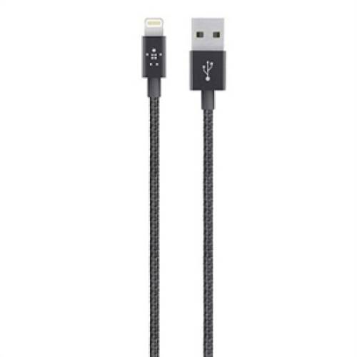 SYNC/CHARGE CABLE,2.4A,LTG,1.2m,Black