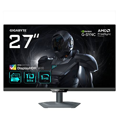 GigaByte G27U (68.5 cm (27 Zoll). schwarz. UltraHD/4K. SS-IPS. Dual Mode 160/320 HZ. 160Hz Panel)