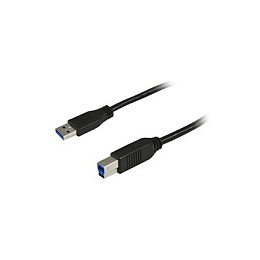 Synergy21 Kabel USB. A(St) => B(St). 5.0m. USB3.0. schwarz. .