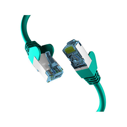 EFB RJ45 Patchkabel mit Cat7 Rohkabel 0.25m grün