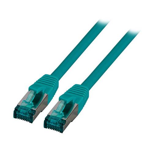 EFB RJ45 Patchkabel S/FTP Cat.6A LSZH 0.15m grün