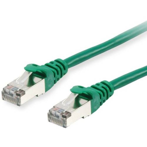Equip Patchkabel Cat6 S/FTP 2xRJ45 10.00m grün LSZH Polybeutel