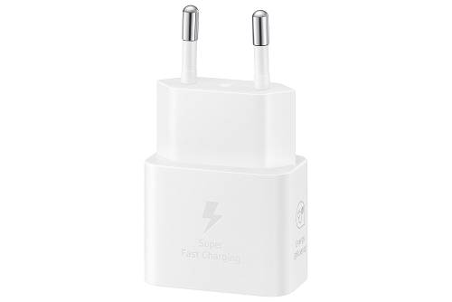 Samsung Galaxy Power Adapter USB Type C 25W w/o Cable White retail