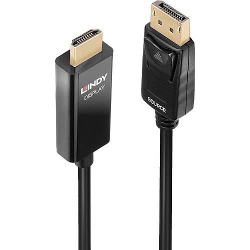 LINDY DisplayPort an HDMI Adapter Cable with HDR 1m