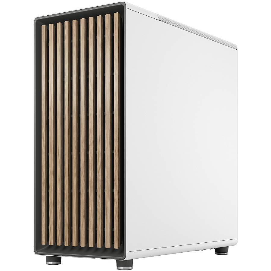Midi Fractal Design North Chalk White Window Mesh