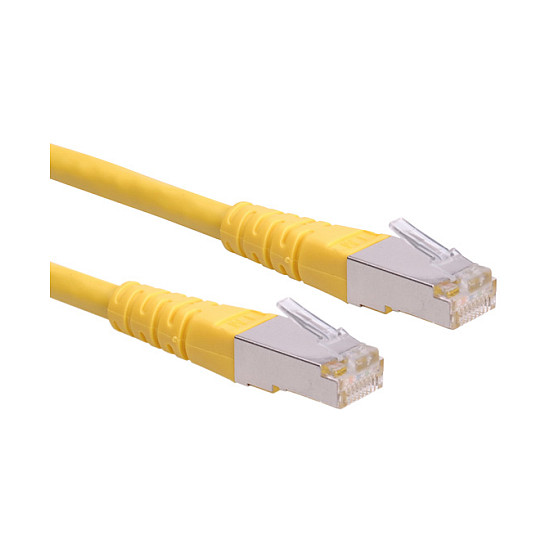 ROLINE Patch Cable Cat.6 Class E S/FTP PiMF Yellow 7m