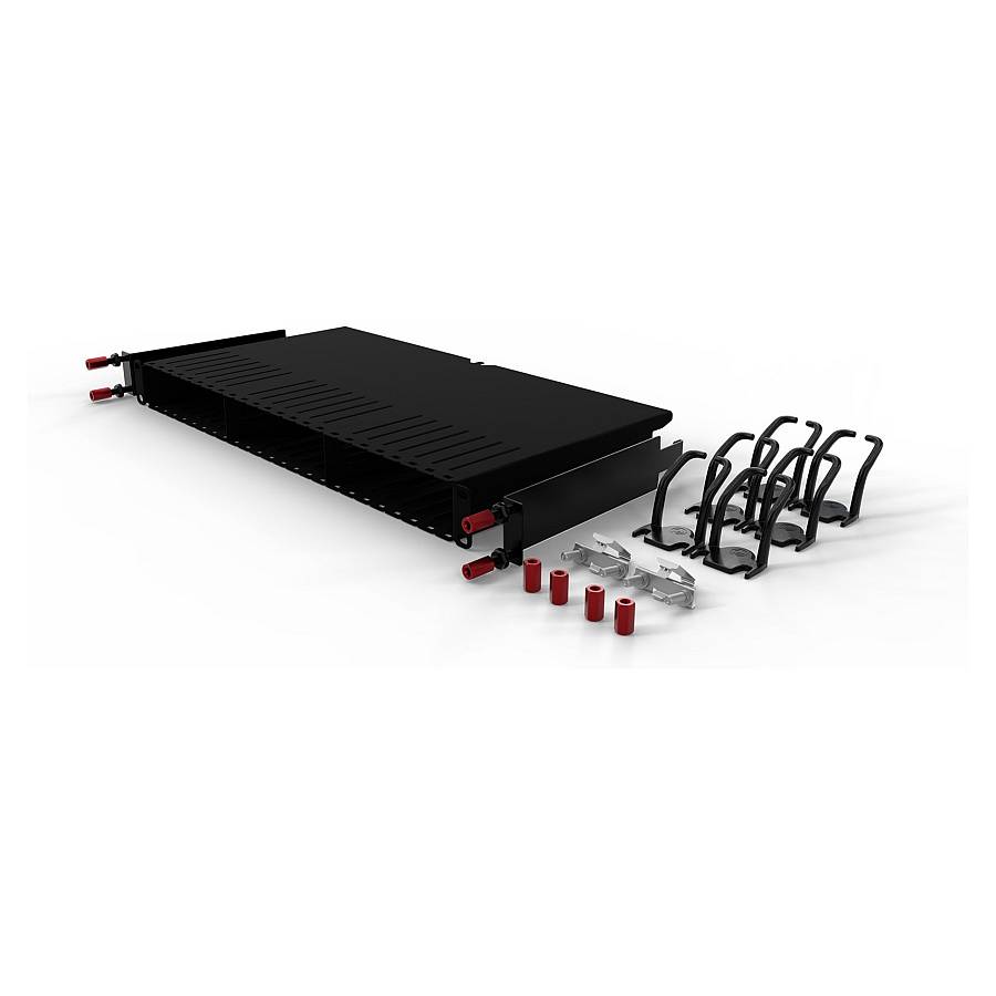 Patchbox patchbox.one Patch-Panel-Gehäuse. Leerbox für bis zu 24 Kassetten. schwarz RAL 9005