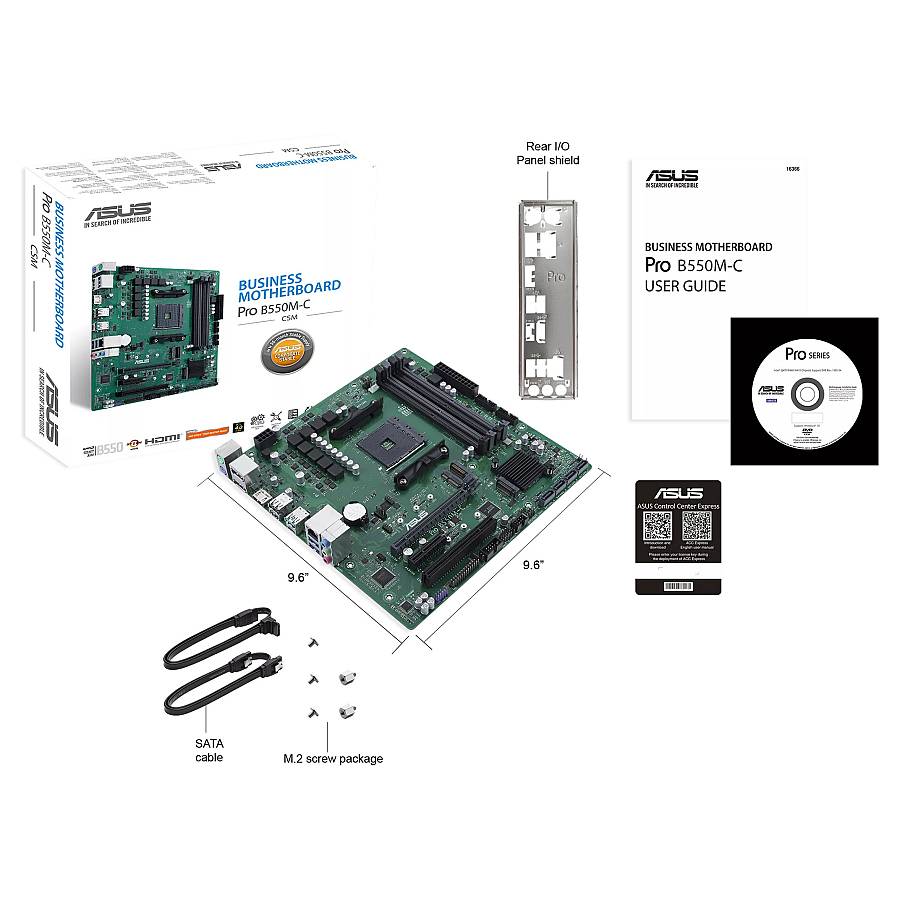 AM4 ASUS Pro B550M-C/CSM