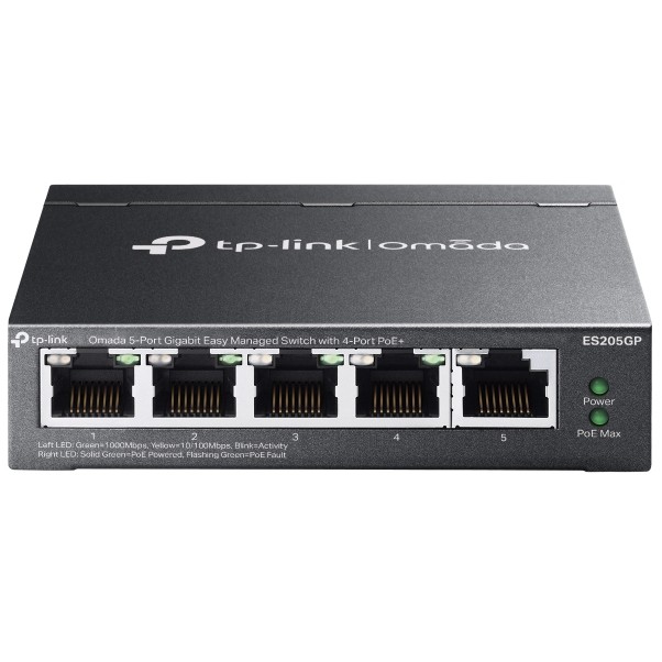 TP-Link Omada Switch 5x GE ES205G 5-Port PoE+