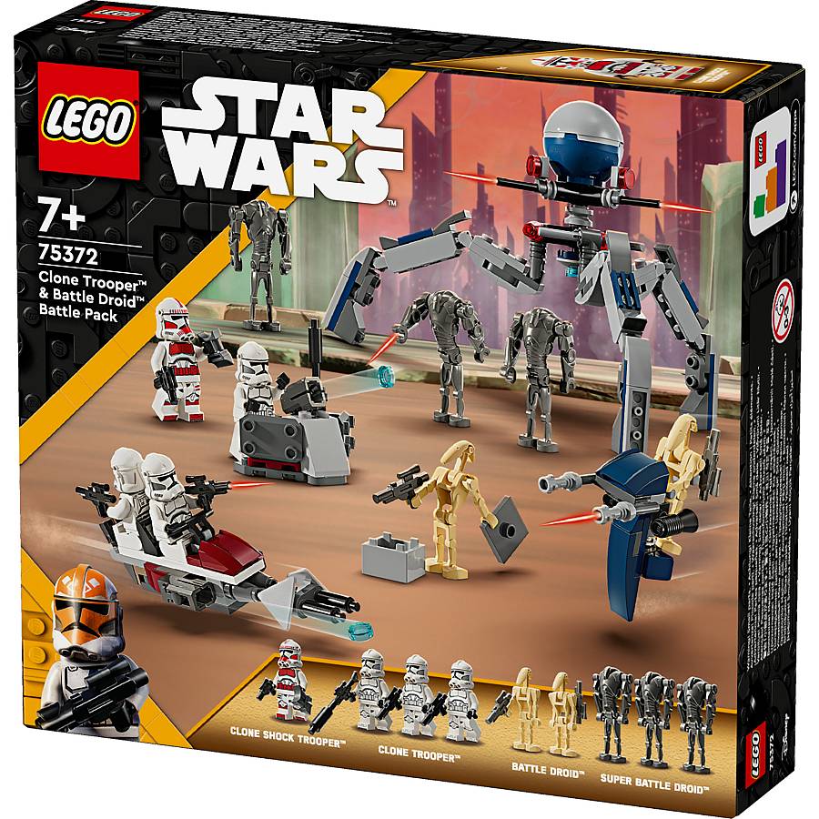LEGO Star Wars Clone Trooper& Battle Droid Battle Pack 75372