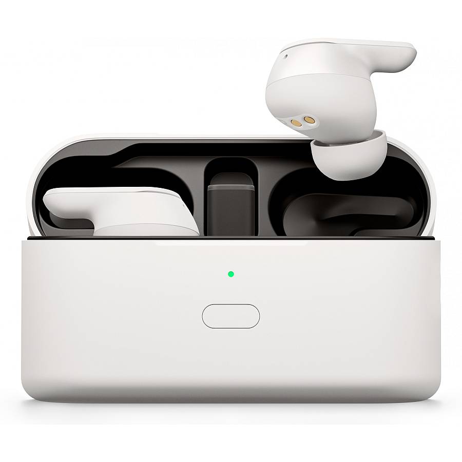 EPOS ADAPT E1 White Bluetooth TWS Earbuds Multi-Connect IPX5 Hybrid ANC Ladecase USB-C Dongle Ohradapter Teams and iPhone Zertif