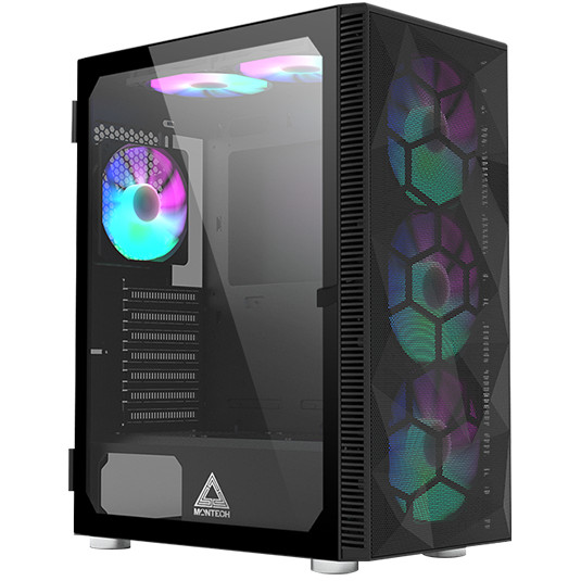 Montech Midi X3 MESH TG Black
